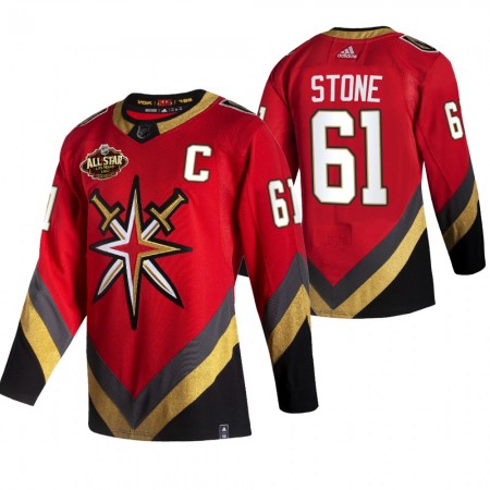Herren Eishockey Vegas Golden Knights Trikot Mark Stone 61 2022 NHL All-Star Reverse Retro Authentic